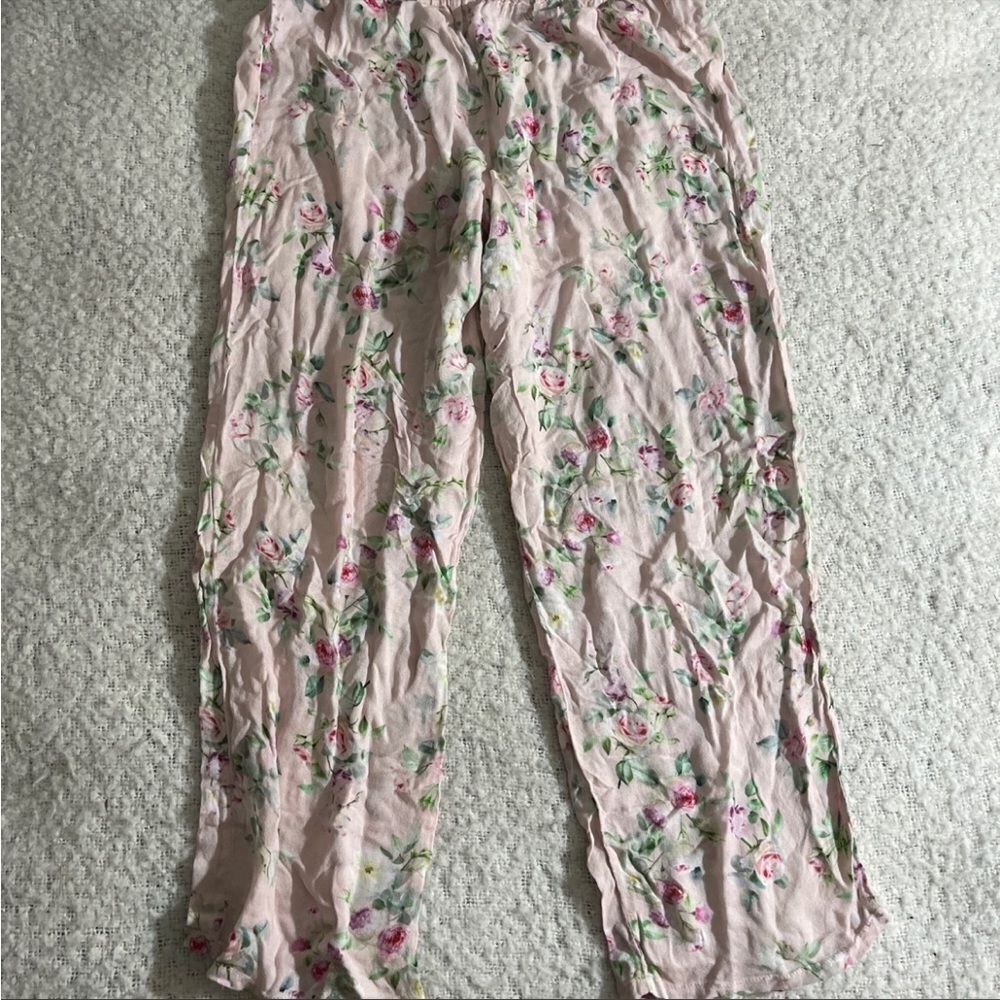 Flora Nikrooz large pink floral pants